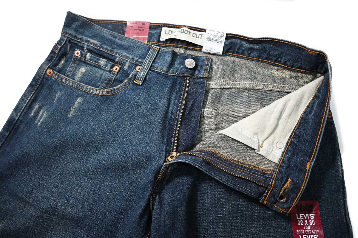 画像5: 00s Deadstock Levi's 527 Denim Pants Low Boot Cut #7201 リーバイス (5)