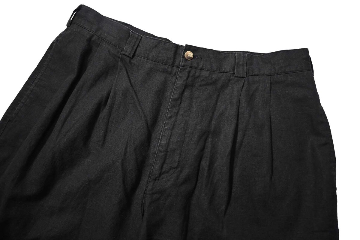画像2: 90s Used Perry Ellis Linen Shorts (2)