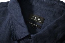 画像4: Used A.P.C. Short Sleeve Linen Shirt (4)