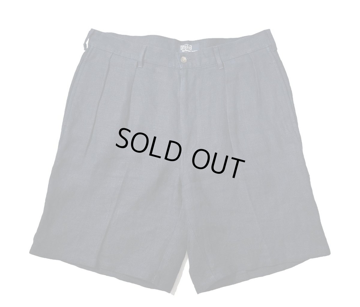 画像1: 90s Used Polo Ralph Lauren Linen Shorts made in USA (1)
