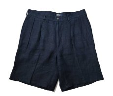 画像1: 90s Used Polo Ralph Lauren Linen Shorts made in USA (1)