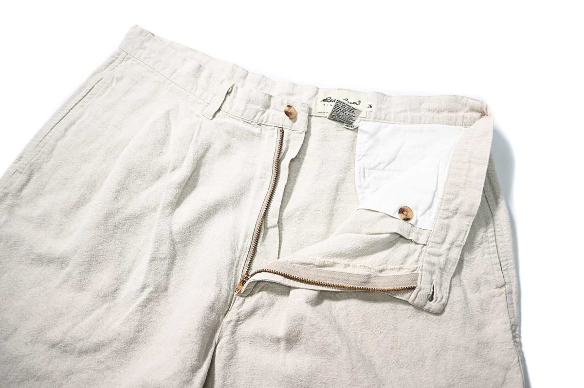 画像4: 90s Used Eddie Bauer Linen Shorts (4)