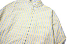 画像2: Used Christian Dior Stripe Band Collar Shirt (2)