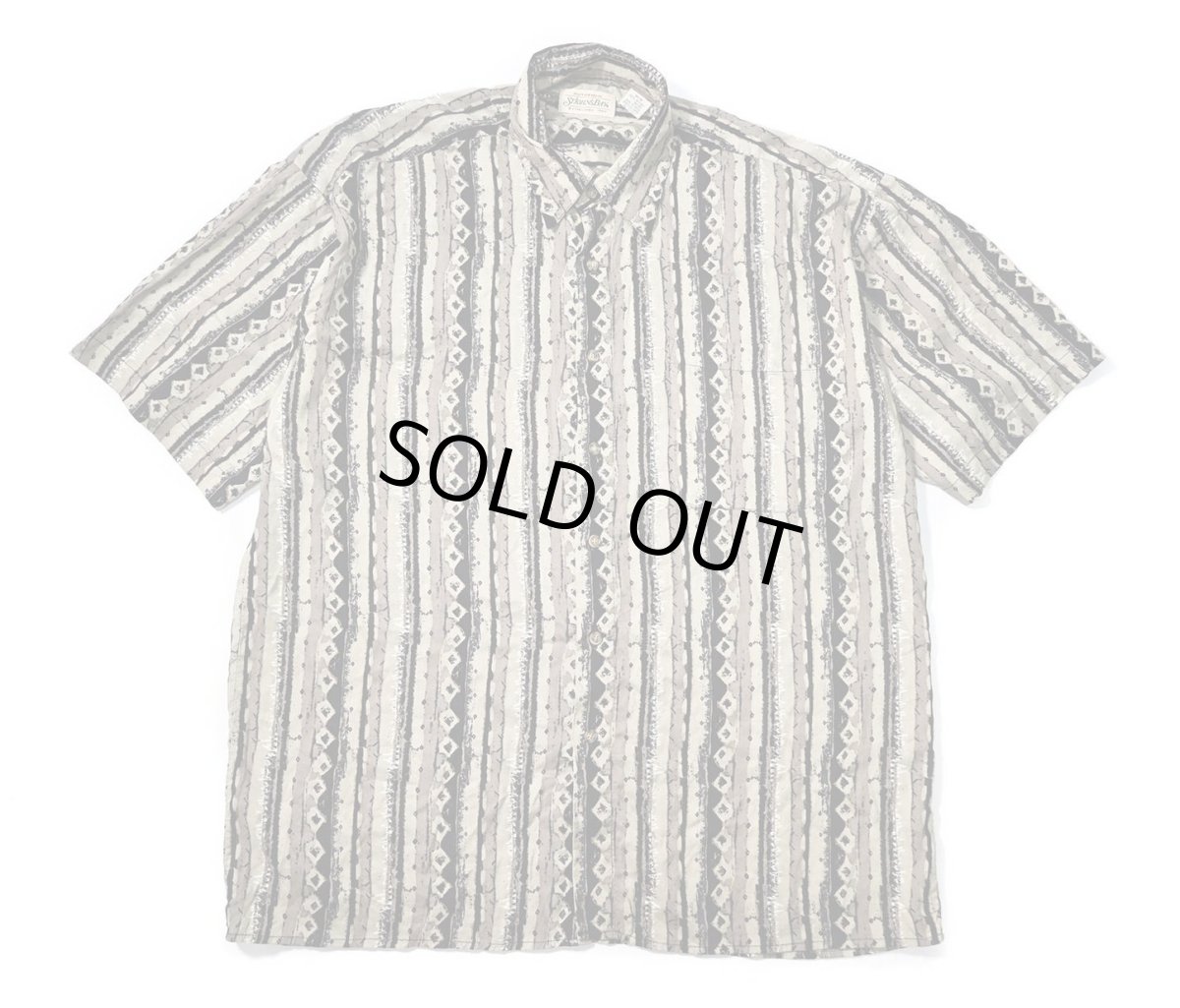 画像1: 90s Used St John's Bay Short Sleeve Rayon Shirt (1)