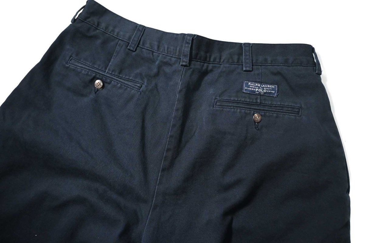 画像3: 90-00s Used Polo Ralph Lauren Tyler Shorts Navy (3)