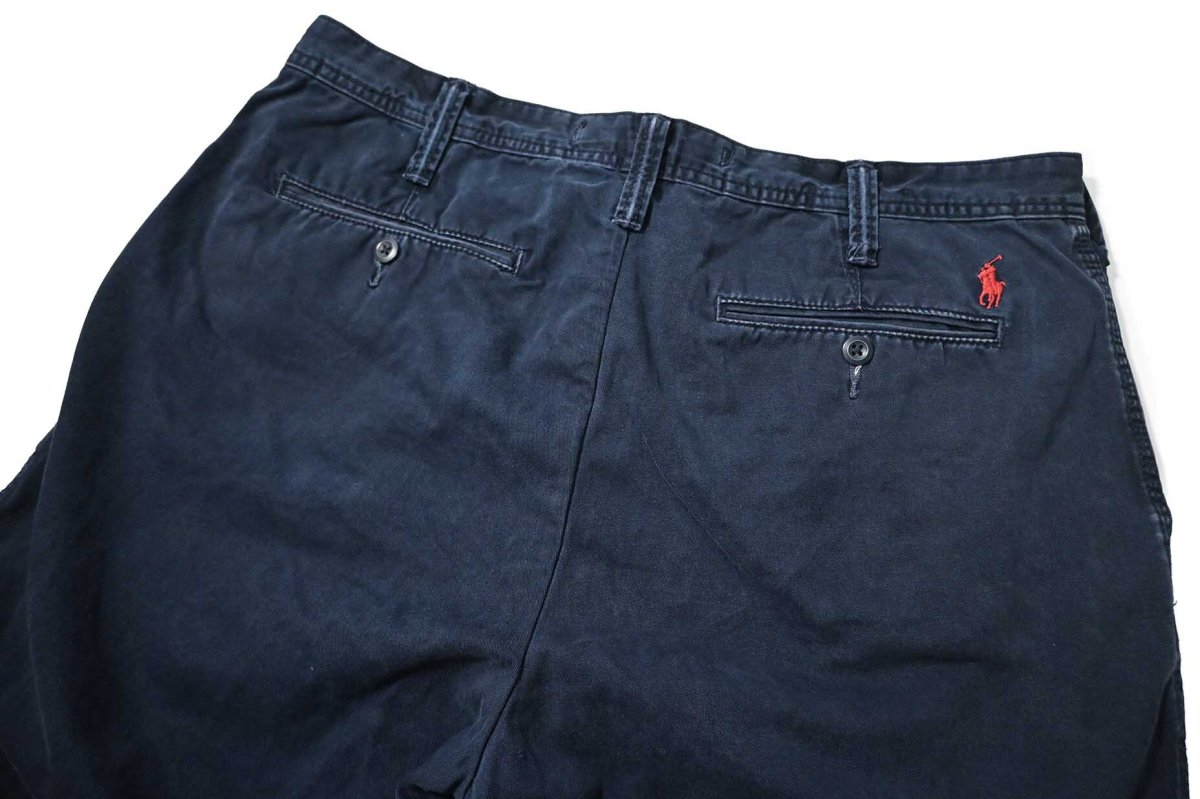 画像3: Used Polo Ralph Lauren Relaxed Fit Shorts Navy (3)