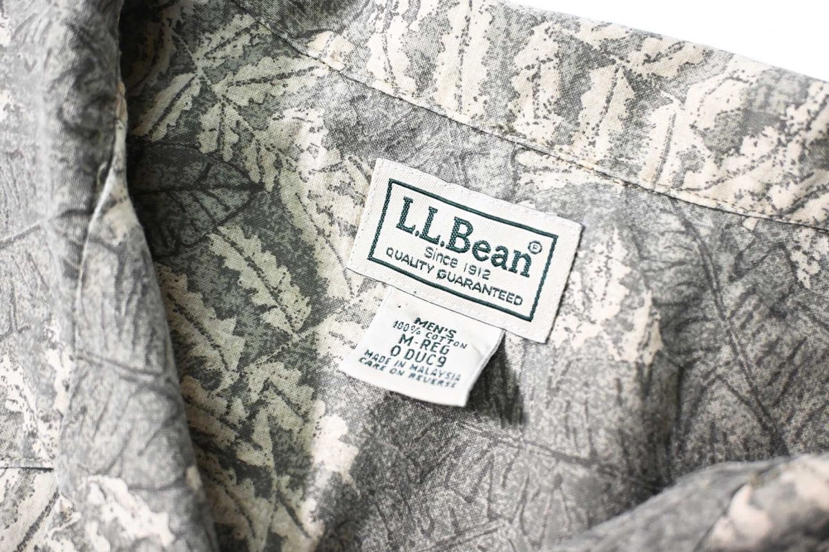画像4: 00s Used L.L.Bean Short Sleeve Open Collar Shirt (4)