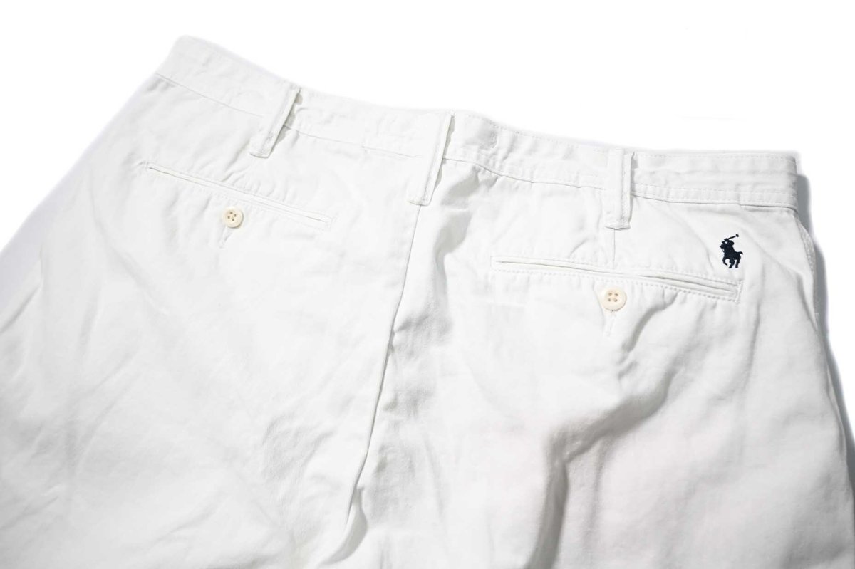 画像3: Used Polo Ralph Lauren Relaxed Fit Shorts White (3)