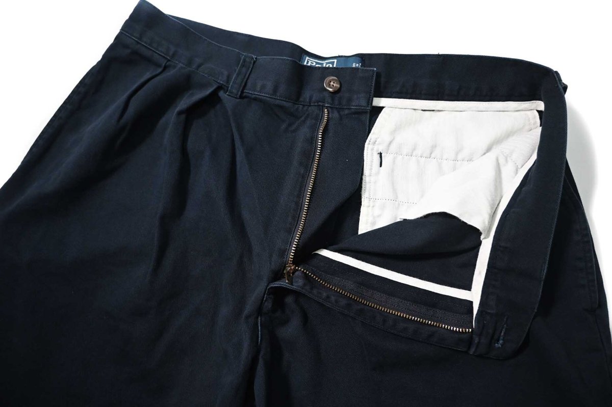 画像4: 90-00s Used Polo Ralph Lauren Tyler Shorts Navy (4)