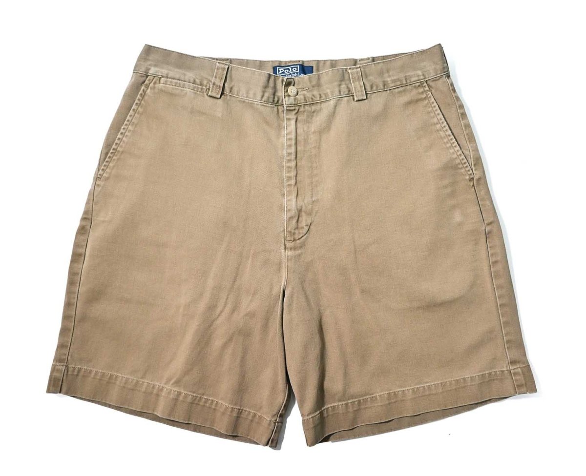 画像1: 90-00s Used Polo Ralph Lauren Philip Shorts Khaki (1)