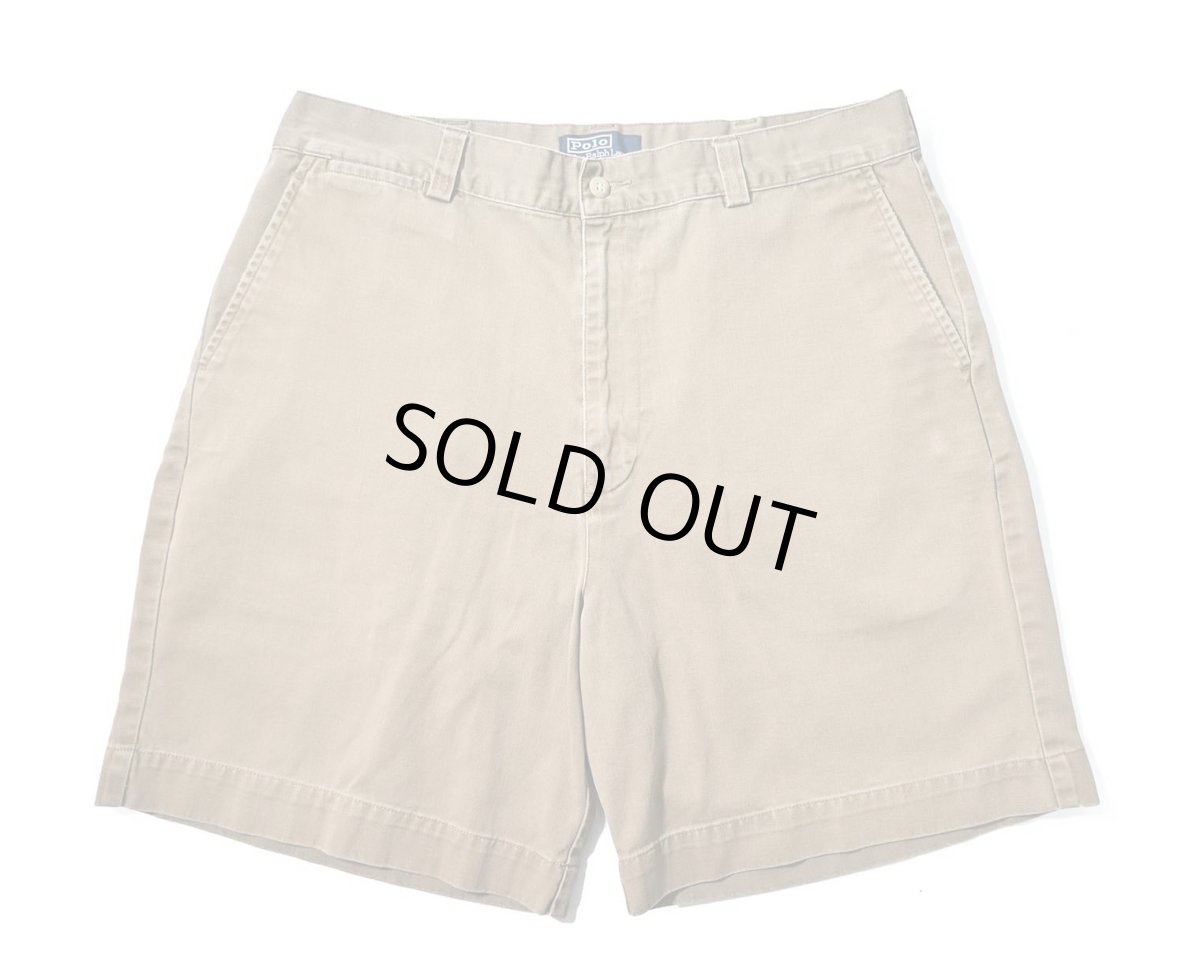 画像1: 90-00s Used Polo Ralph Lauren Philip Shorts Khaki (1)