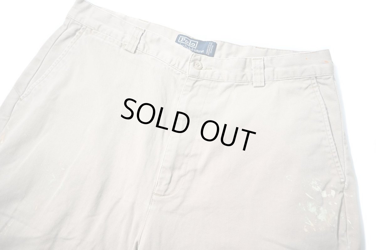 画像2: 90-00s Used Polo Ralph Lauren Philip Shorts Khaki (2)