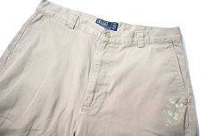 画像2: 90-00s Used Polo Ralph Lauren Philip Shorts Khaki (2)
