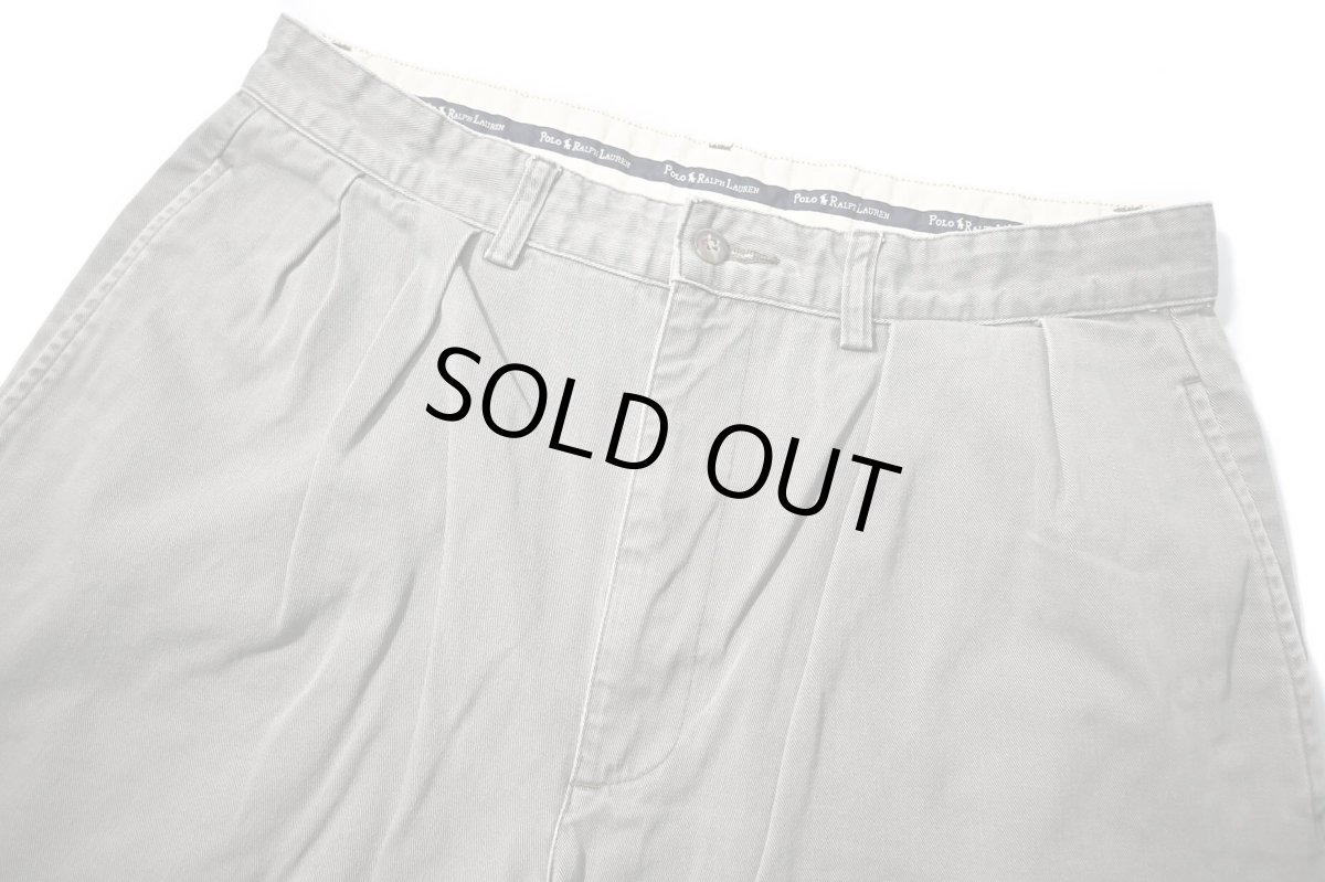 画像2: 90-00s Used Polo Ralph Lauren Tyler Shorts Olive (2)