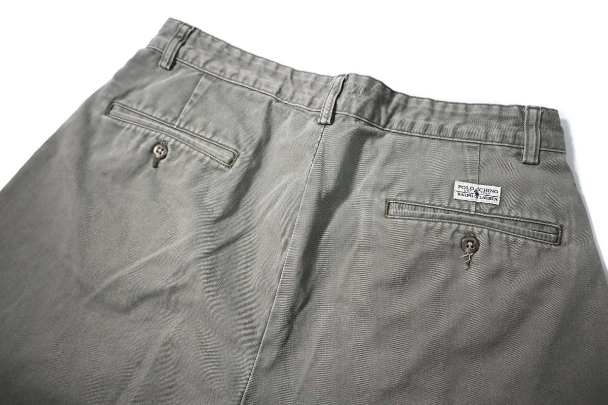 画像3: 90-00s Used Polo Ralph Lauren Tyler Shorts Olive (3)