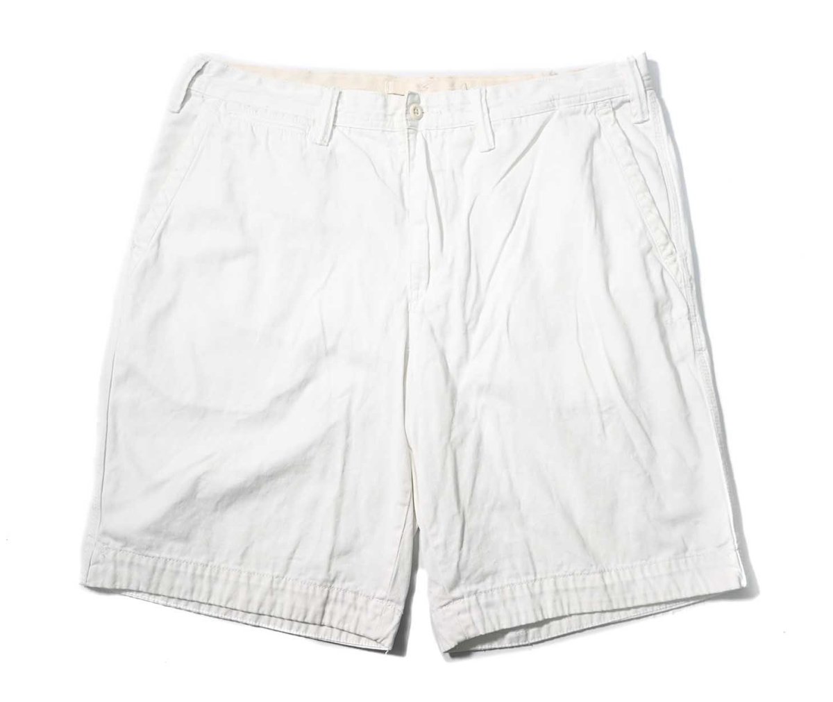 画像1: Used Polo Ralph Lauren Relaxed Fit Shorts White (1)