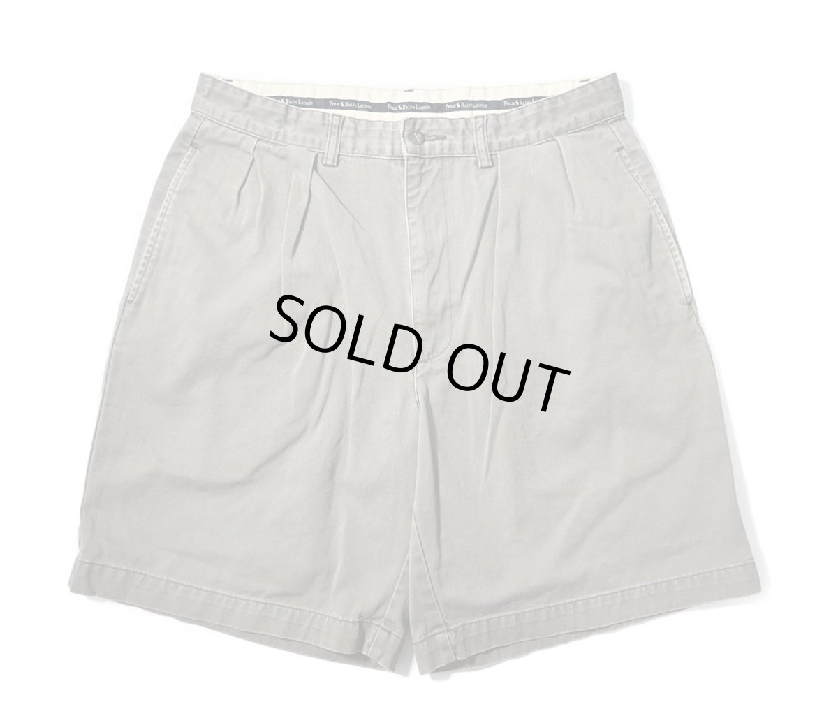 画像1: 90-00s Used Polo Ralph Lauren Tyler Shorts Olive (1)