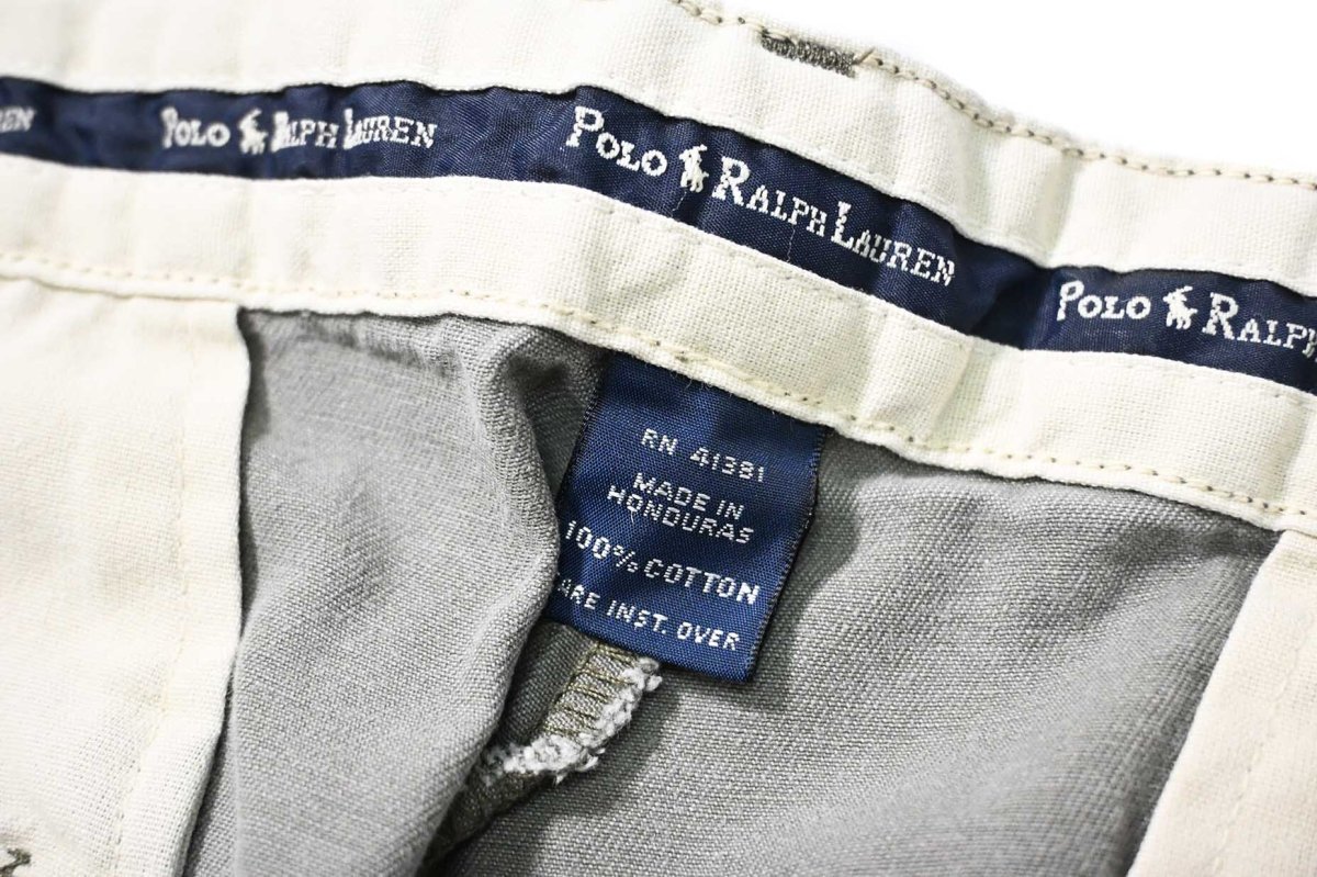 画像6: 90-00s Used Polo Ralph Lauren Tyler Shorts Olive (6)