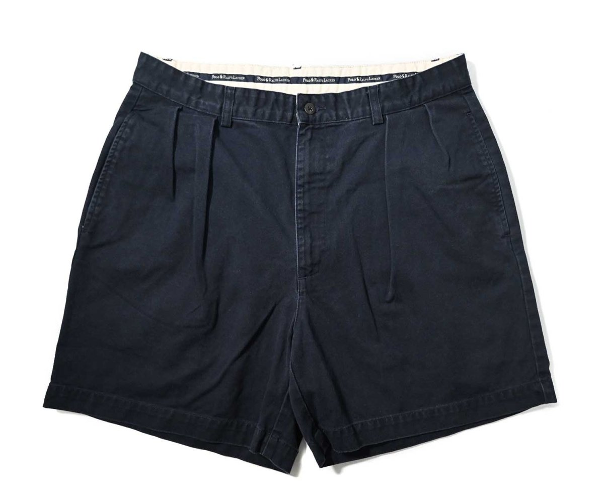 画像1: 90-00s Used Polo Ralph Lauren Andrew Shorts Navy (1)