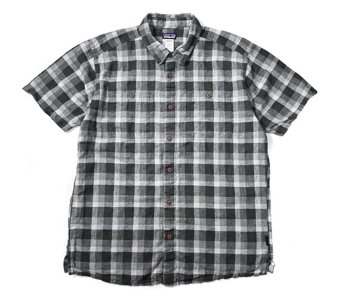 画像1: 14' Used patagonia Migration Hemp Shirt パタゴニア (1)