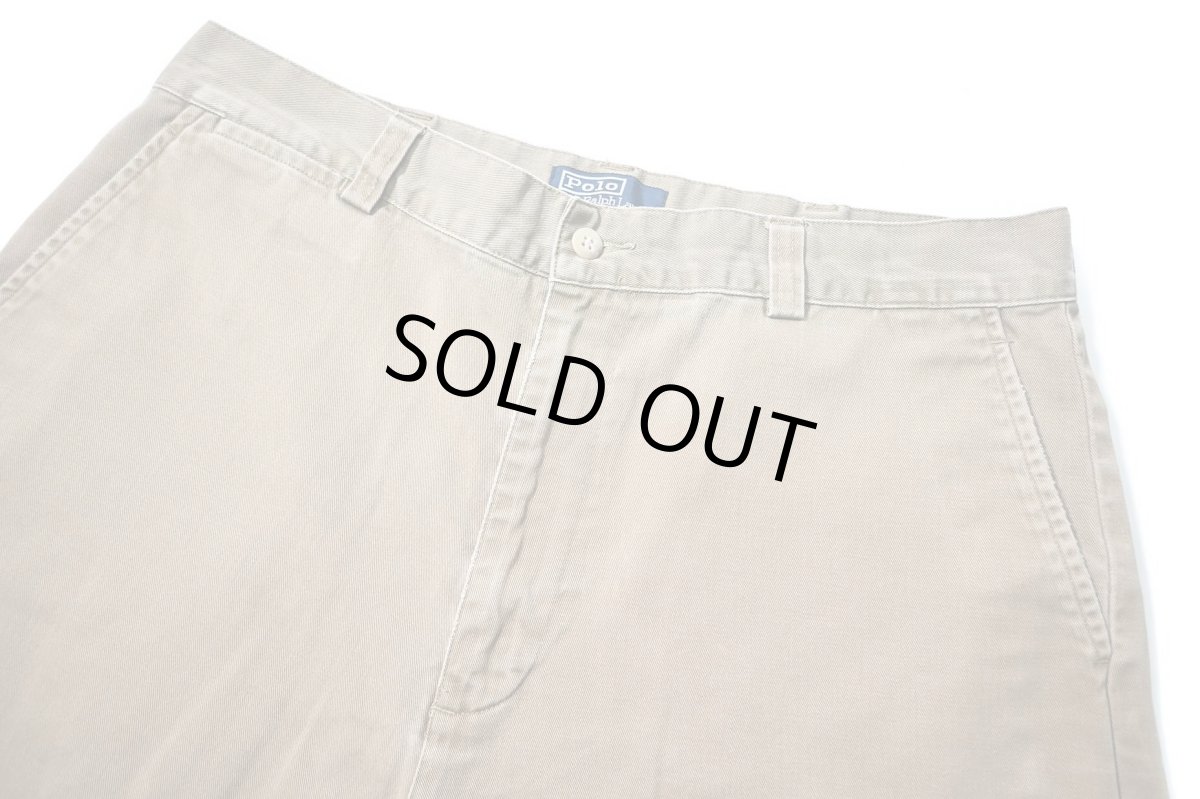 画像2: 90-00s Used Polo Ralph Lauren Philip Shorts Khaki (2)