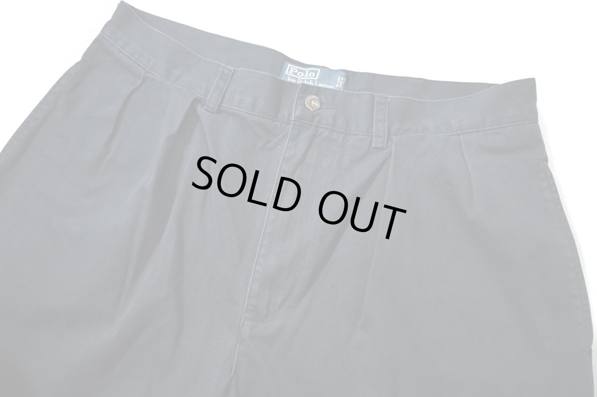 画像2: 90-00s Used Polo Ralph Lauren Tyler Shorts Navy (2)