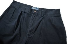 画像2: 90-00s Used Polo Ralph Lauren Tyler Shorts Navy (2)