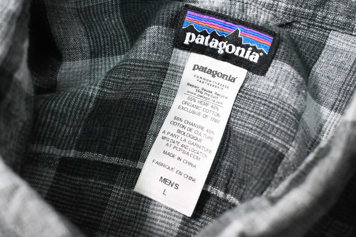 画像4: 14' Used patagonia Migration Hemp Shirt パタゴニア (4)