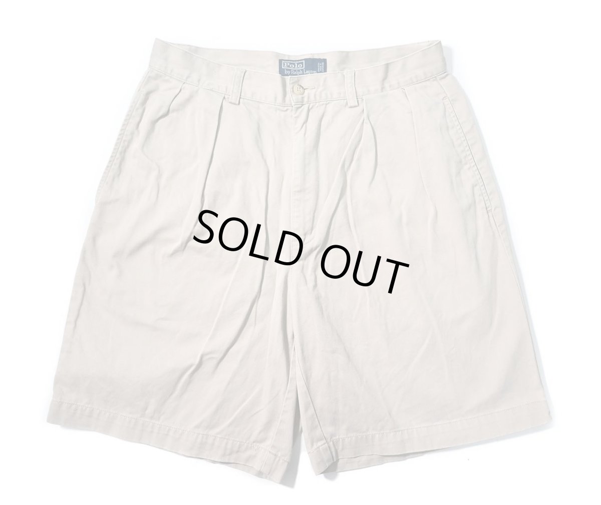 画像1: 90-00s Used Polo Ralph Lauren Tyler Shorts Khaki (1)