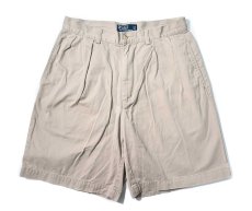 画像1: 90-00s Used Polo Ralph Lauren Tyler Shorts Khaki (1)