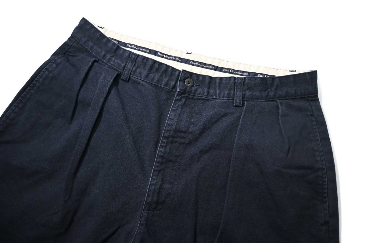 画像2: 90-00s Used Polo Ralph Lauren Andrew Shorts Navy (2)