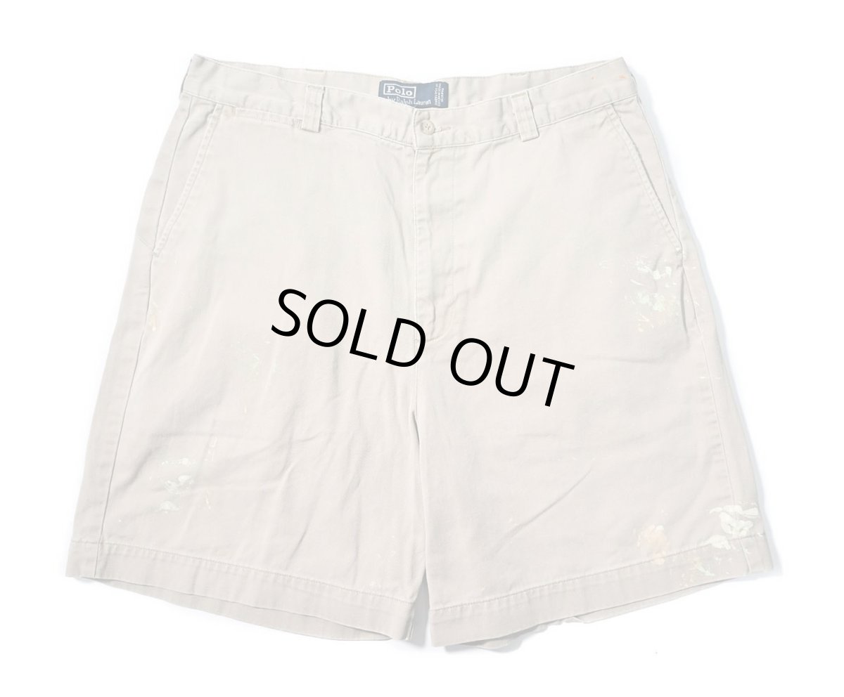 画像1: 90-00s Used Polo Ralph Lauren Philip Shorts Khaki (1)