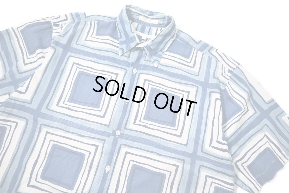 画像2: 90s Used Perry Ellis Short Sleeve Cotton Shirt (2)