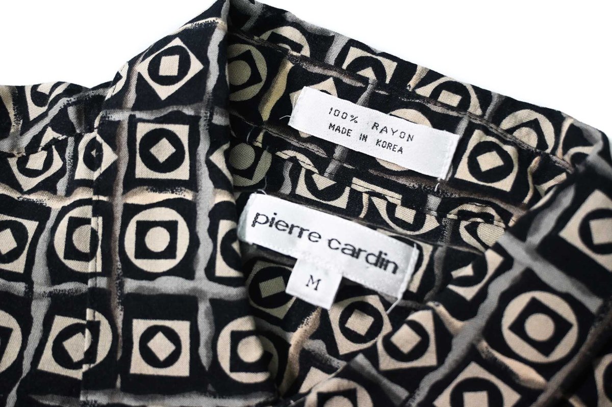 画像4: Used Pierre Cardin Short Sleeve Rayon Shirt (4)