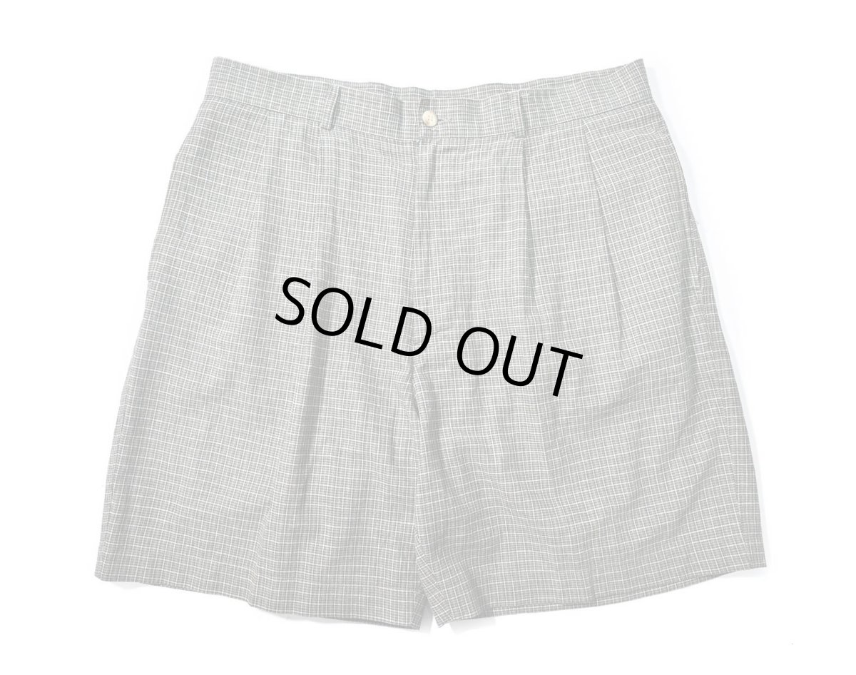 画像1: 00s Deadstock Perry Ellis Portfolio Linen Shorts (1)