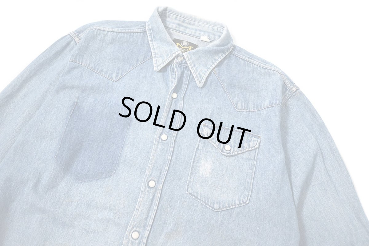 画像2: 70s Used Maverick Western Shirt made in USA (2)
