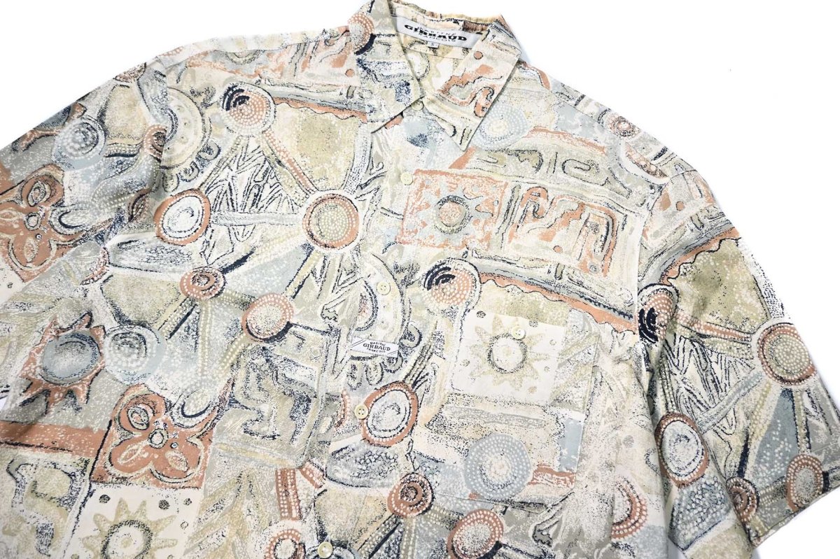 画像2: 90s Used Marithé François Girbaud Short Sleeve Rayon Shirt (2)