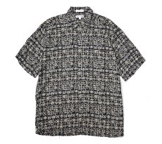 画像1: Used Pierre Cardin Short Sleeve Rayon Shirt (1)