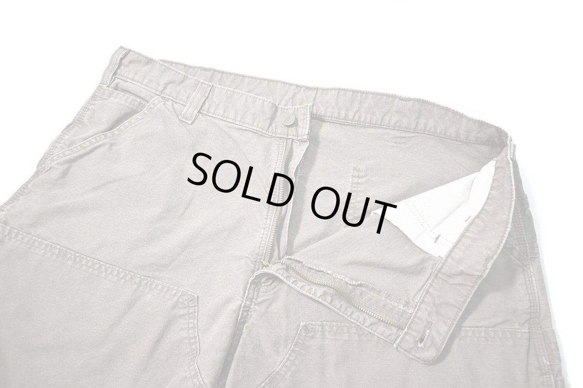 画像4: 00s Used Carhartt Double Knee Canvas Utility Work Short Light Brown (4)