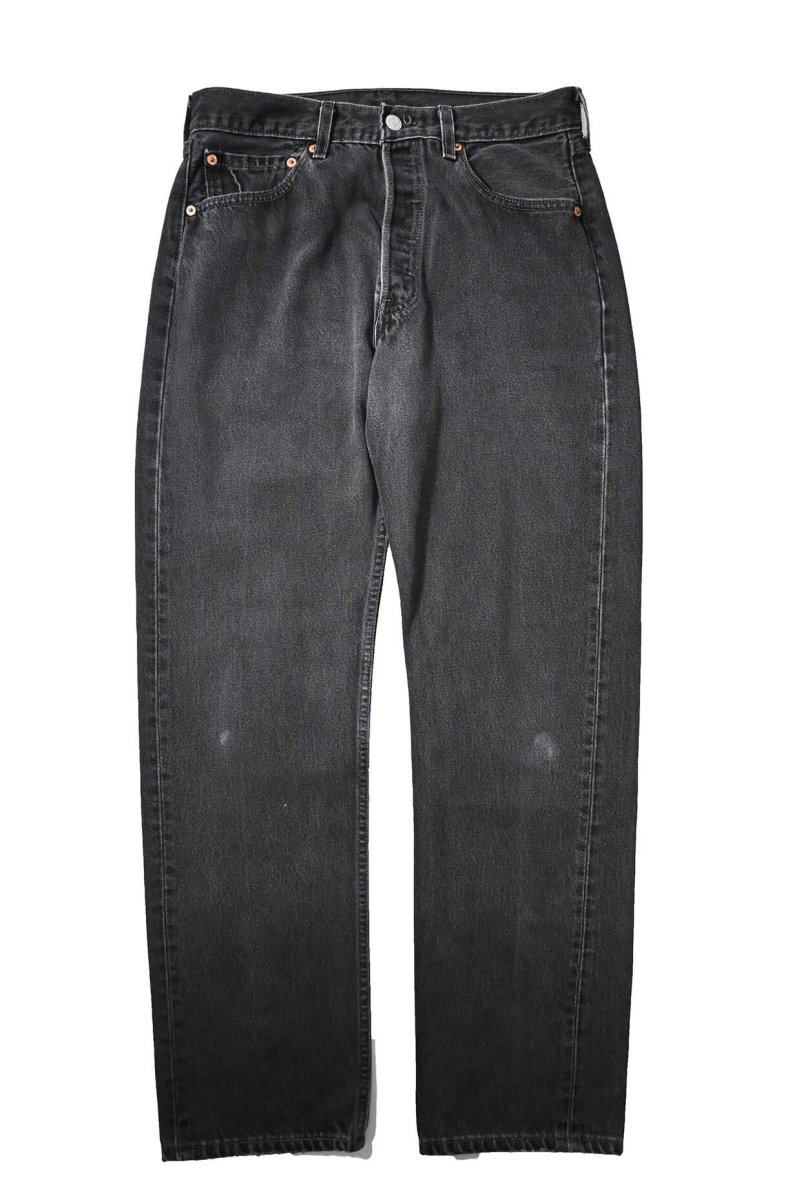 画像1: 01' Used Levi's 501 Denim Pants Black made in USA リーバイス (1)