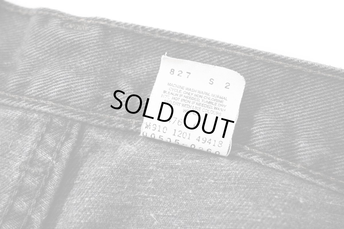 画像8: 01' Used Levi's 505 Denim Pants Black made in Canada リーバイス (8)