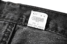 画像8: 01' Used Levi's 505 Denim Pants Black made in Canada リーバイス (8)