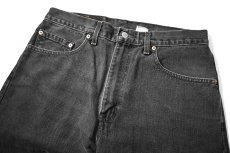 画像2: 01' Used Levi's 505 Denim Pants Black made in Canada リーバイス (2)