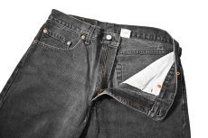 画像6: 01' Used Levi's 505 Denim Pants Black made in Canada リーバイス (6)