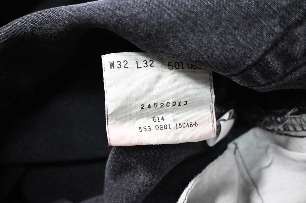 画像7: 01' Used Levi's 501 Denim Pants Black made in USA リーバイス (7)