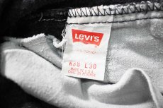 画像7: 91' Used Levi's 505 Denim Pants Black made in USA リーバイス (7)