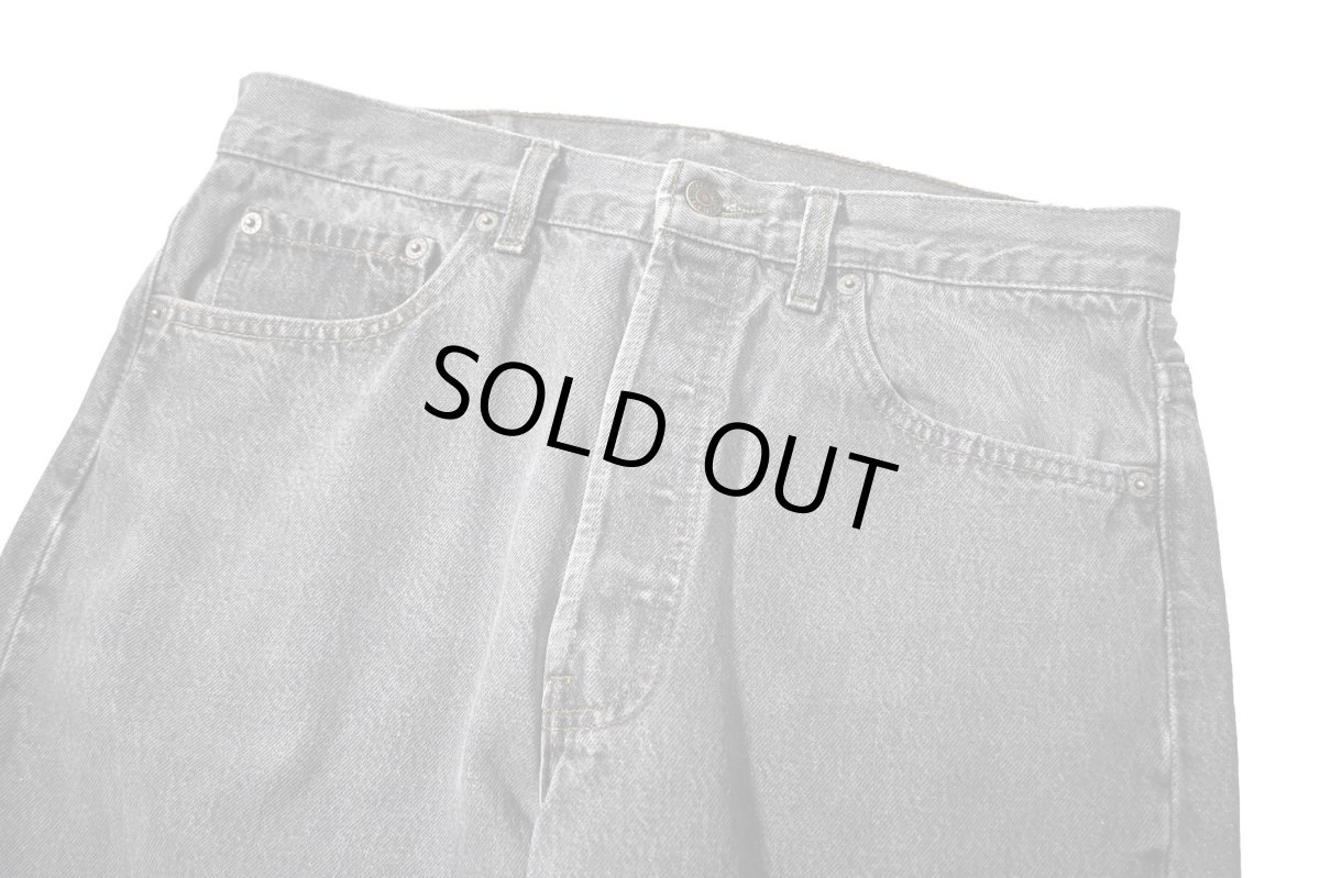 画像2: 91' Used Levi's 501 Denim Pants Black made in USA リーバイス 先染め (2)