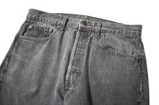 画像2: 91' Used Levi's 501 Denim Pants Black made in USA リーバイス 先染め (2)