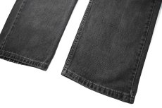 画像3: 01' Used Levi's 505 Denim Pants Black made in Canada リーバイス (3)