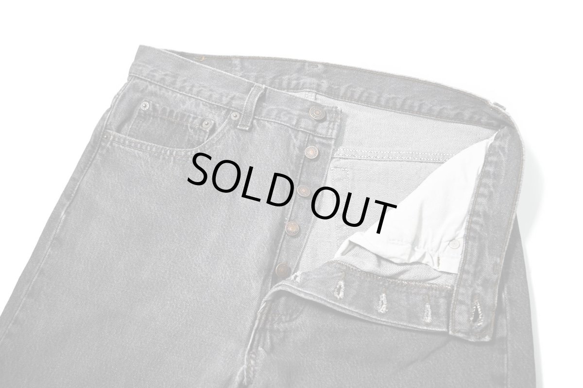 画像6: 91' Used Levi's 501 Denim Pants Black made in USA リーバイス 先染め (6)